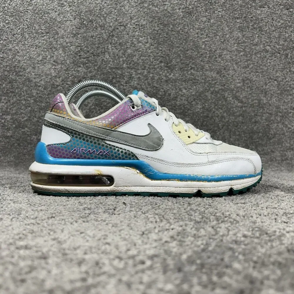 Nike Air Max Wright 378178-103 Women’s Size 8.5 White Athletic Shoes Used